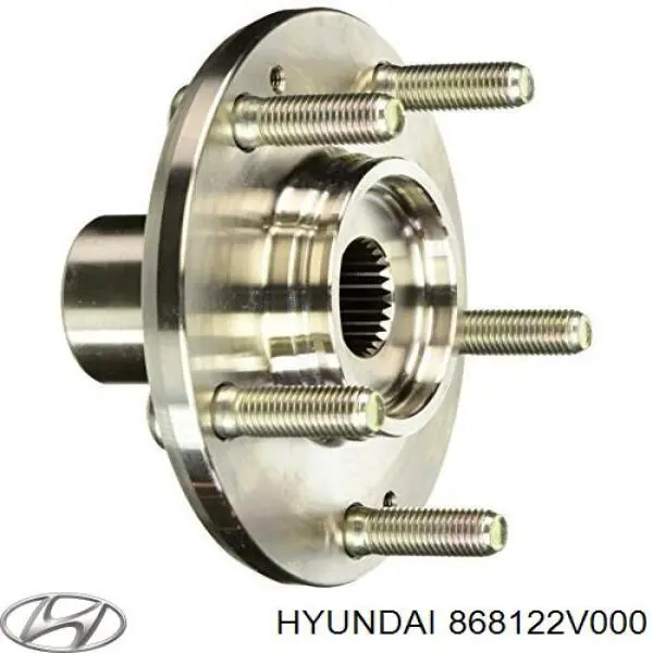 868122V000 Hyundai/Kia Guarda-barras direito do pára-lama dianteiro
