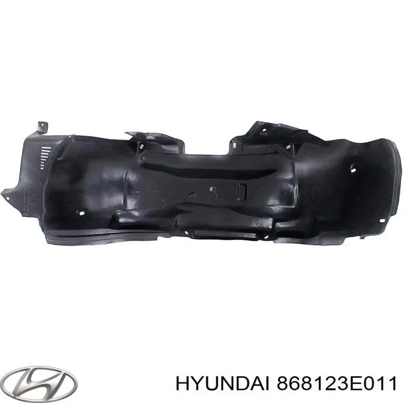 868123E011 Hyundai/Kia Guarda-barras direito do pára-lama dianteiro