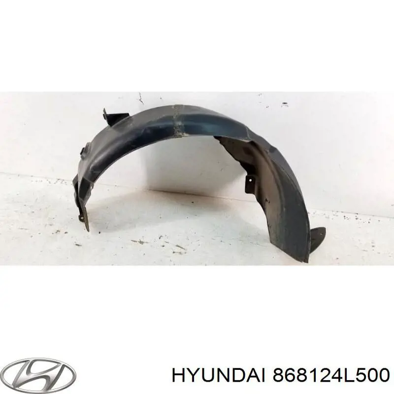 868124L500 Hyundai/Kia Guarda-barras direito do pára-lama dianteiro