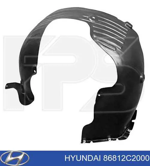 Guarda-barras direito do pára-lama dianteiro Hyundai/Kia 86812C2000 preço, a partir de 27,97 USD