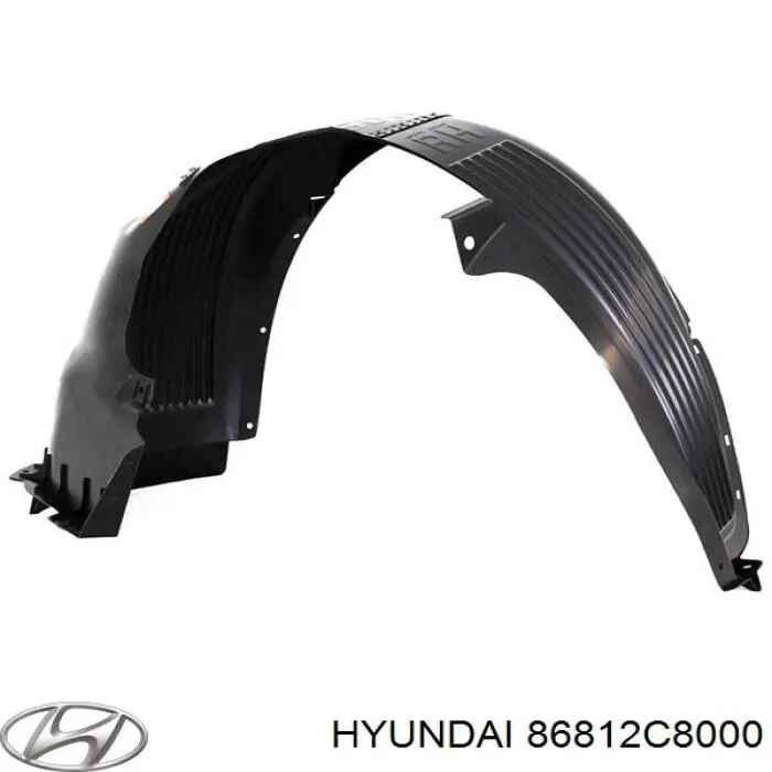 Guarda-barras direito do pára-lama dianteiro Hyundai I20 ACTIVE IB, GB