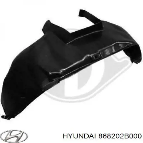 Compre 868202B000 Hyundai/Kia Guarda-barras direito do pára-lama dianteiro