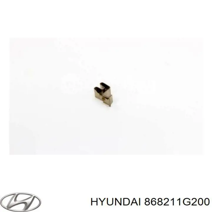 868211G200 Hyundai/Kia Guarda-barras do pára-lama traseiro esquerdo