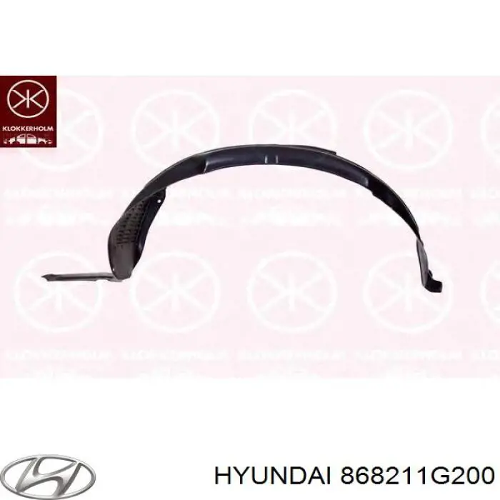 Guarda-barras do pára-lama traseiro esquerdo Hyundai/Kia 868211G200 preço, a partir de  