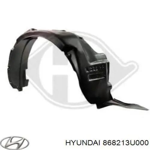 Compre 868213U000 Hyundai/Kia Guarda-barras do pára-lama traseiro esquerdo