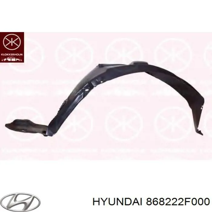 Guarda-barras do pára-lama traseiro direito Hyundai/Kia 868222F000 preço, a partir de  
