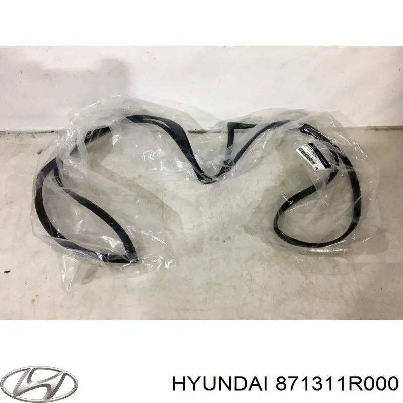 871311R000 Hyundai/Kia Moldura de vidro traseiro