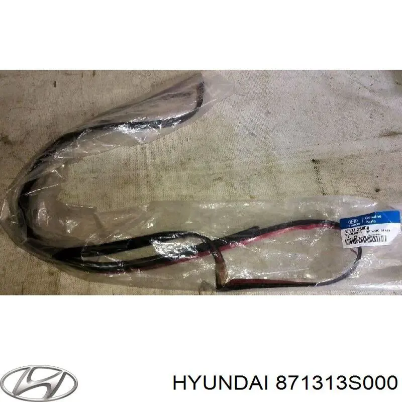 871313S000 Hyundai/Kia Moldura de vidro traseiro