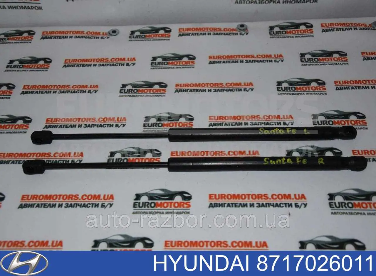 8717026011 Hyundai/Kia Amortecedor de vidro de porta-malas (de 3ª/5ª porta traseira (de tampa de alcapão)