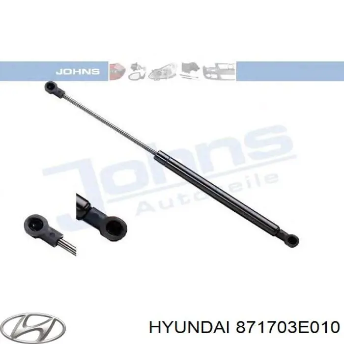 Amortecedor de vidro de porta-malas (de 3ª/5ª porta traseira (de tampa de alcapão) Hyundai/Kia 871703E010 preço, a partir de 16,03 USD
