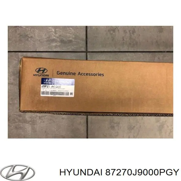 87270J9000PGY Hyundai/Kia Porta-bagagem do teto esquerdo