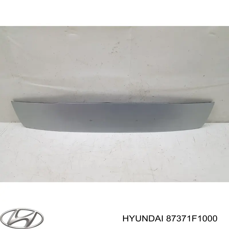 87371F1000 Hyundai/Kia Placa sobreposta de tampa de porta-malas