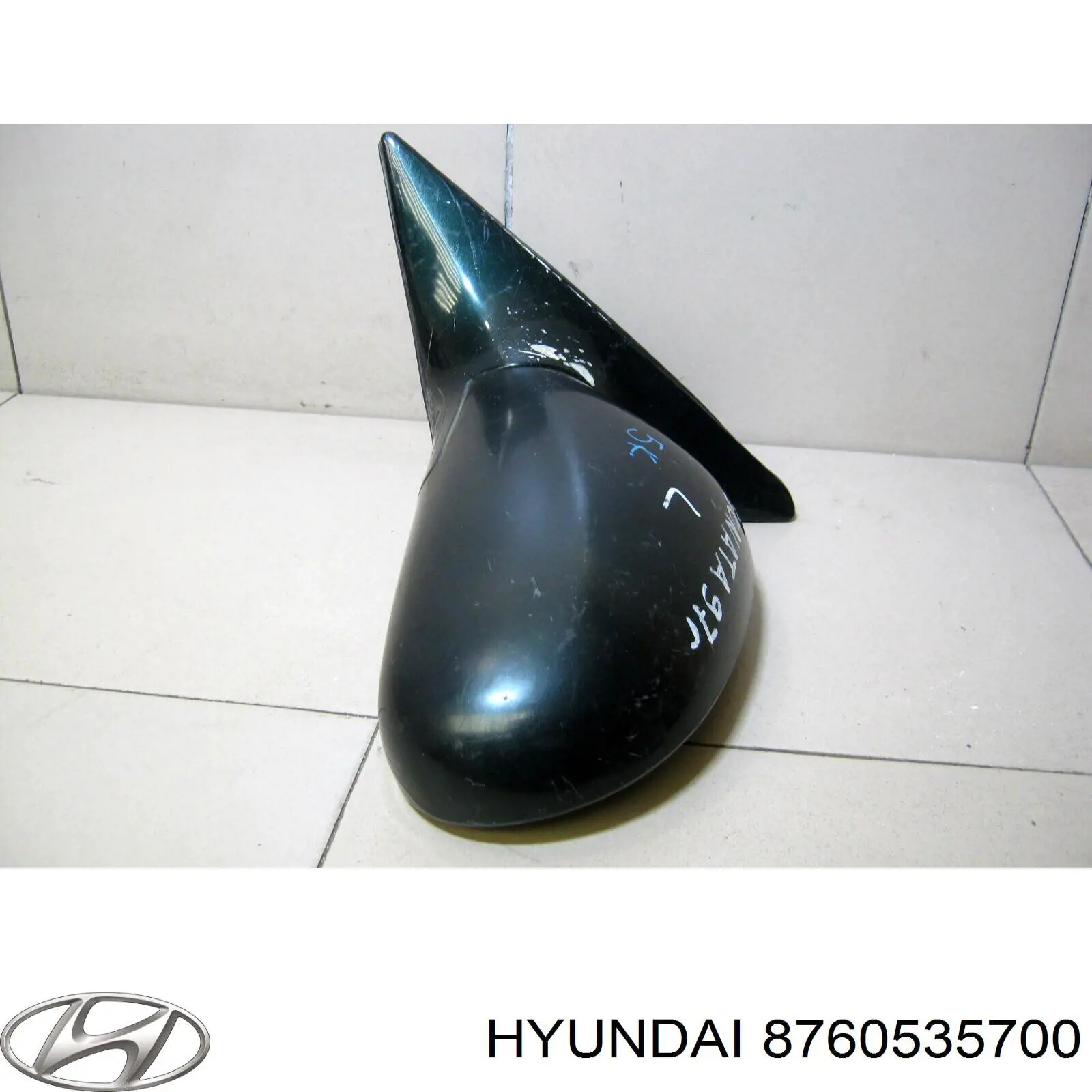  Espelho de retrovisão esquerdo Hyundai Sonata III sedan (1993 - 1998) III