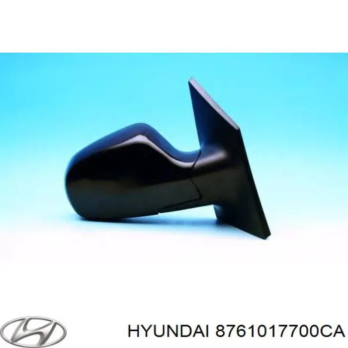 8761017700CA Hyundai/Kia Espelho de retrovisão esquerdo