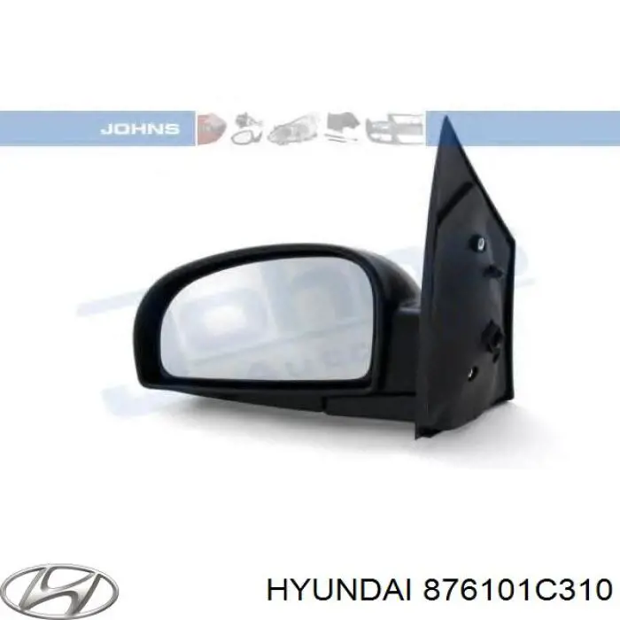Espelho de retrovisão esquerdo Hyundai/Kia 876101C310 preço, a partir de 56,18 USD