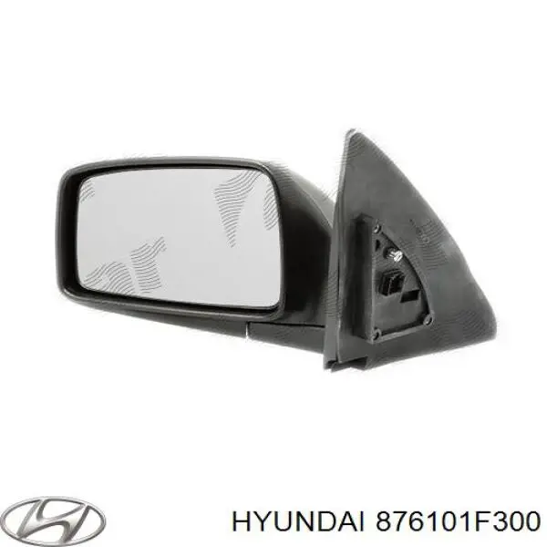876101F300 Hyundai/Kia Espelho de retrovisão esquerdo