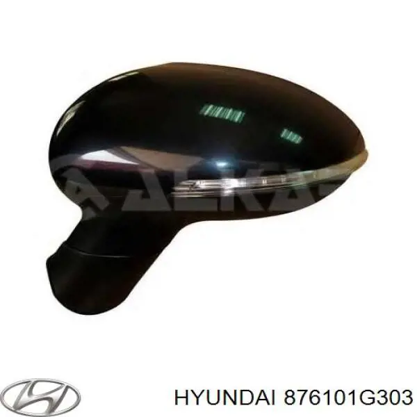 Espelho de retrovisão esquerdo Hyundai/Kia 876101G303 preço, a partir de 320,21 USD