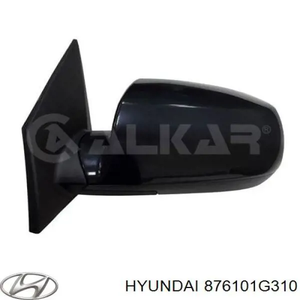 Espelho de retrovisão esquerdo Hyundai/Kia 876101G310 preço, a partir de 81,84 USD