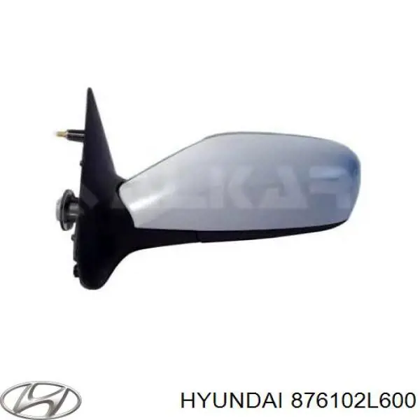 Compre 876102L600 Hyundai/Kia Espelho de retrovisão esquerdo