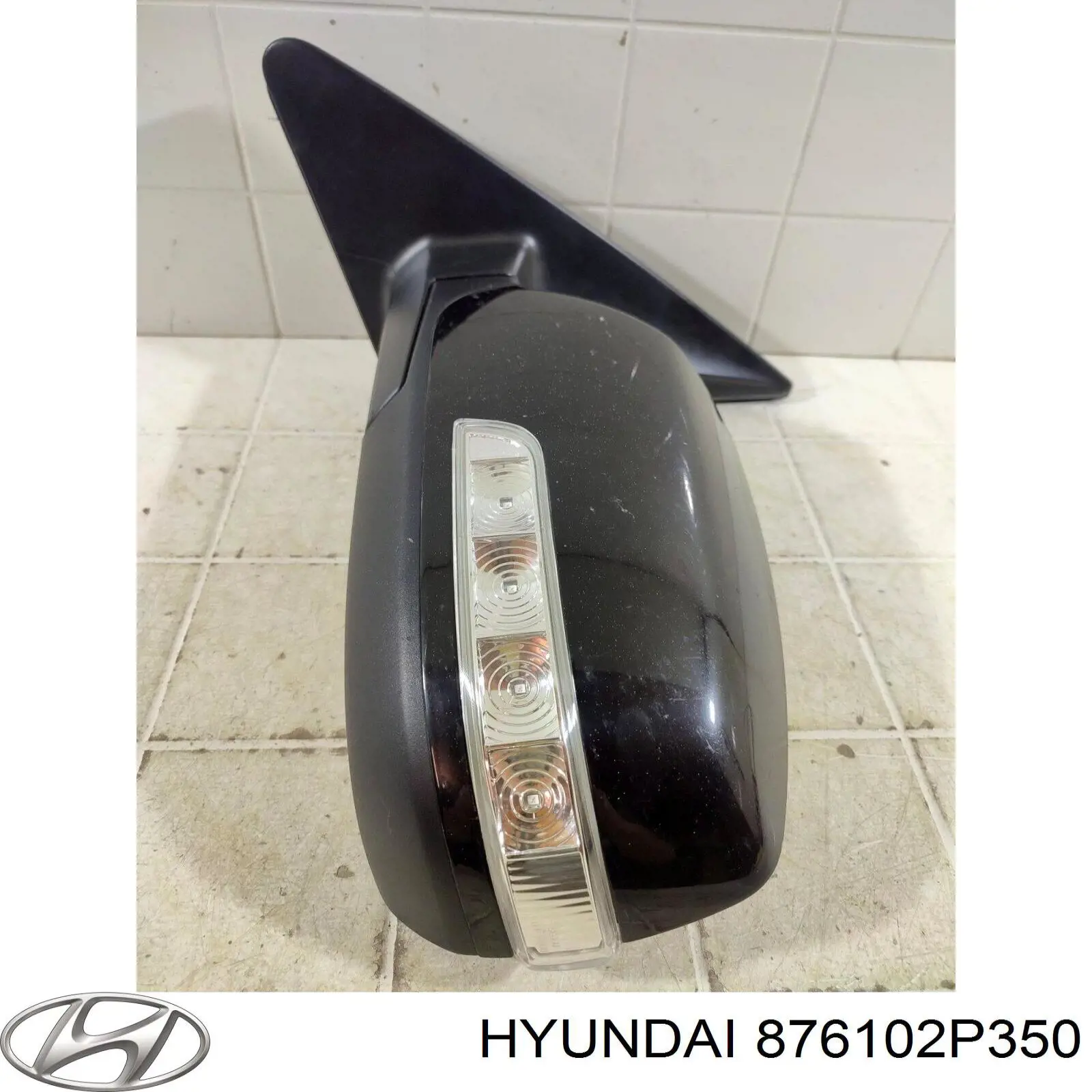 Compre 876102P350 Hyundai/Kia Espelho de retrovisão esquerdo