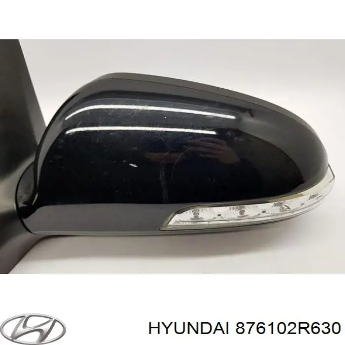 876102R630 Hyundai/Kia Espelho de retrovisão esquerdo