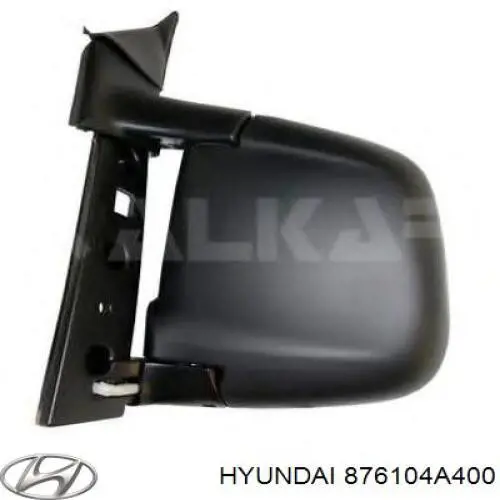 876104A400 Hyundai/Kia Espelho de retrovisão esquerdo