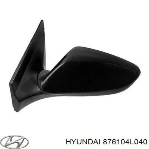 876104L040 Hyundai/Kia Espelho de retrovisão esquerdo