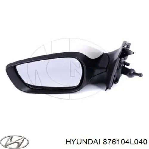 Espelho de retrovisão esquerdo Hyundai/Kia 876104L040 preço, a partir de 395,73 USD