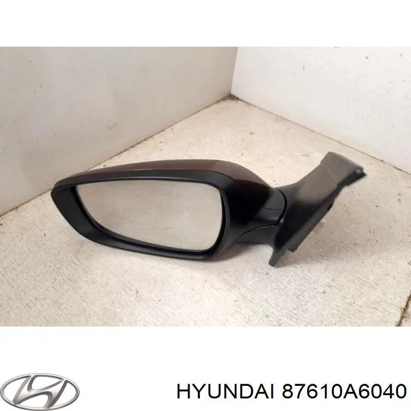 87610A6040 Hyundai/Kia Espelho de retrovisão esquerdo