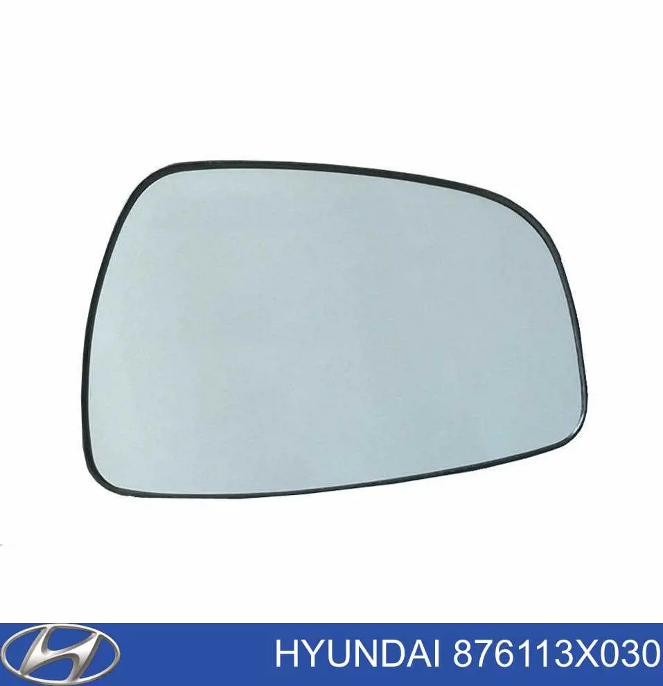 Compre 876113X030 Hyundai/Kia Elemento espelhado do espelho de retrovisão esquerdo