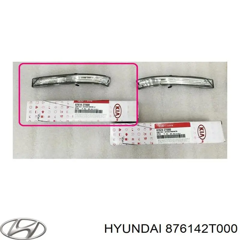 Pisca-pisca de espelho esquerdo Hyundai/Kia 876142T000 preço, a partir de 135,21 USD