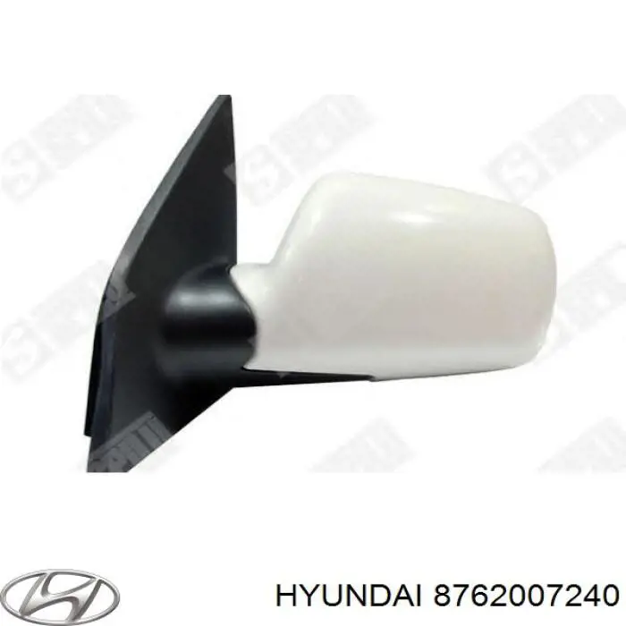 8762007240 Hyundai/Kia Espelho de retrovisão direito
