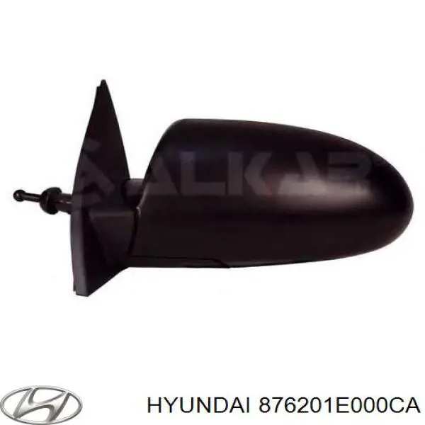 Espelho de retrovisão direito Hyundai/Kia 876201E000CA preço, a partir de 59,59 USD