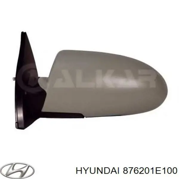 Espelho de retrovisão direito Hyundai/Kia 876201E100 preço, a partir de 80,50 USD