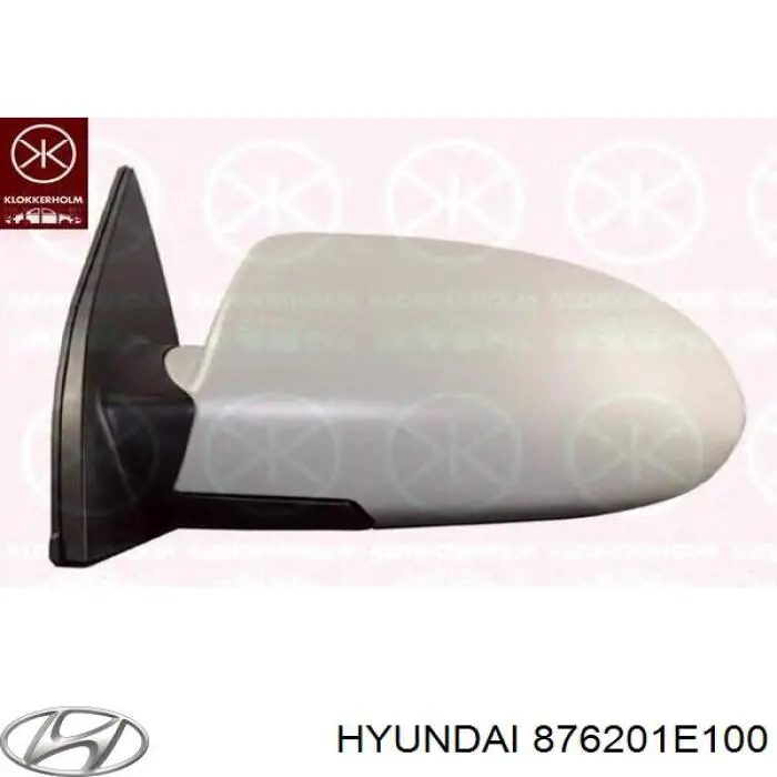 Compre 876201E100 Hyundai/Kia Espelho de retrovisão direito