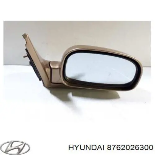 8762026300 Hyundai/Kia Espelho de retrovisão direito
