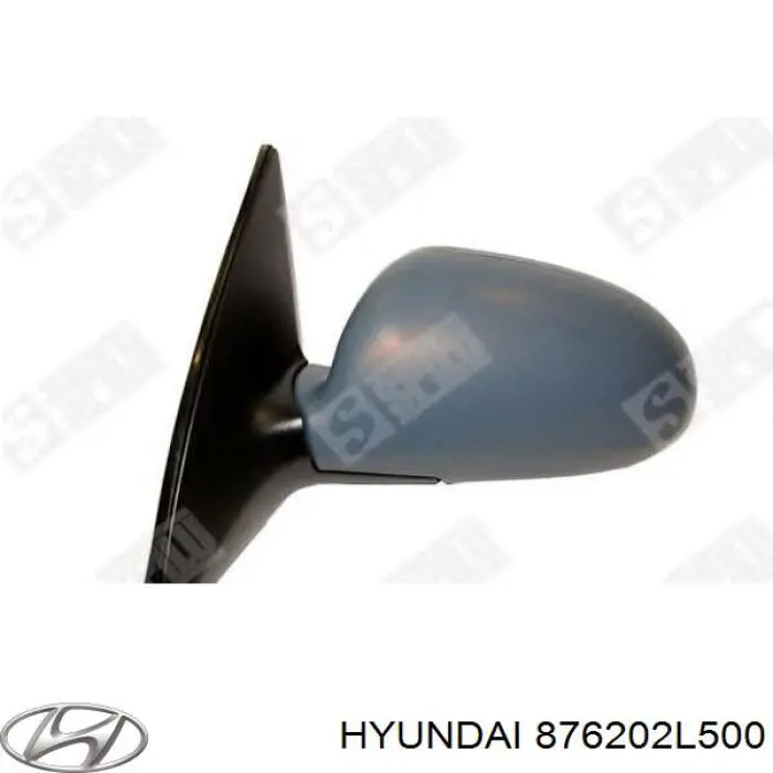876202L500 Hyundai/Kia Espelho de retrovisão direito