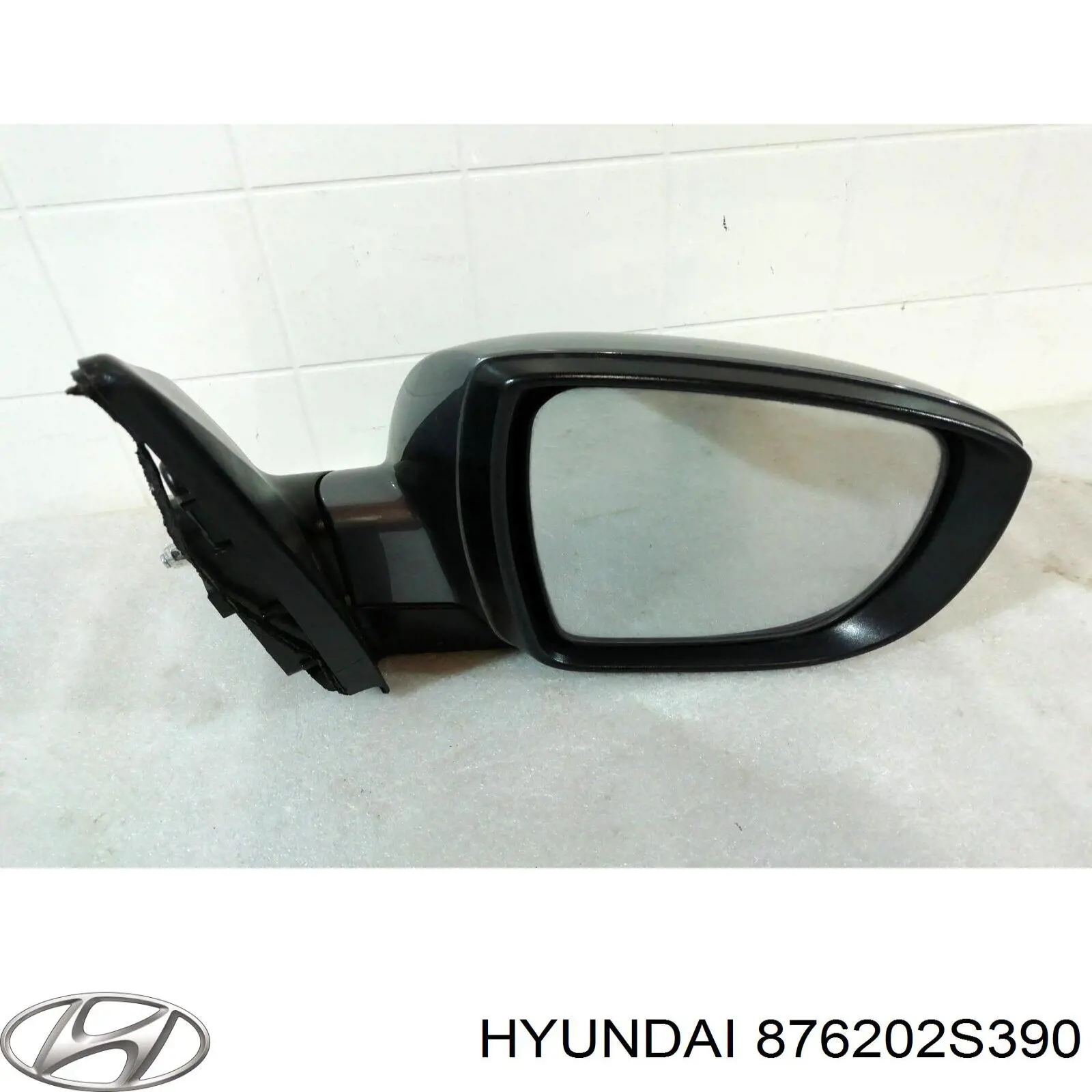876202S390 Hyundai/Kia Espelho de retrovisão direito