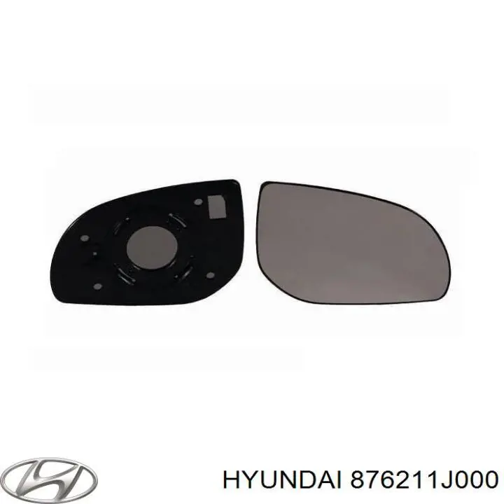 Elemento espelhado do espelho de retrovisão direito Hyundai/Kia 876211J000 preço, a partir de 15,92 USD
