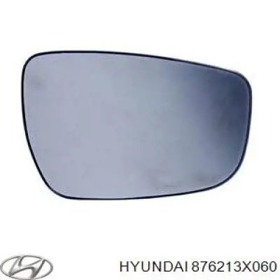 876213X060 Hyundai/Kia Elemento espelhado do espelho de retrovisão direito