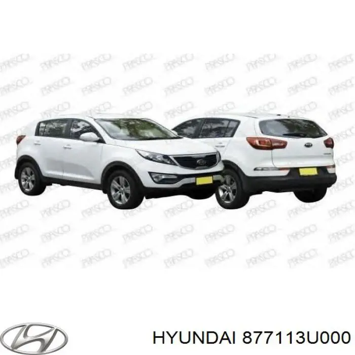 Placa sobreposta do pára-lama dianteiro esquerdo Hyundai/Kia 877113U000 preço, a partir de 62,99 USD