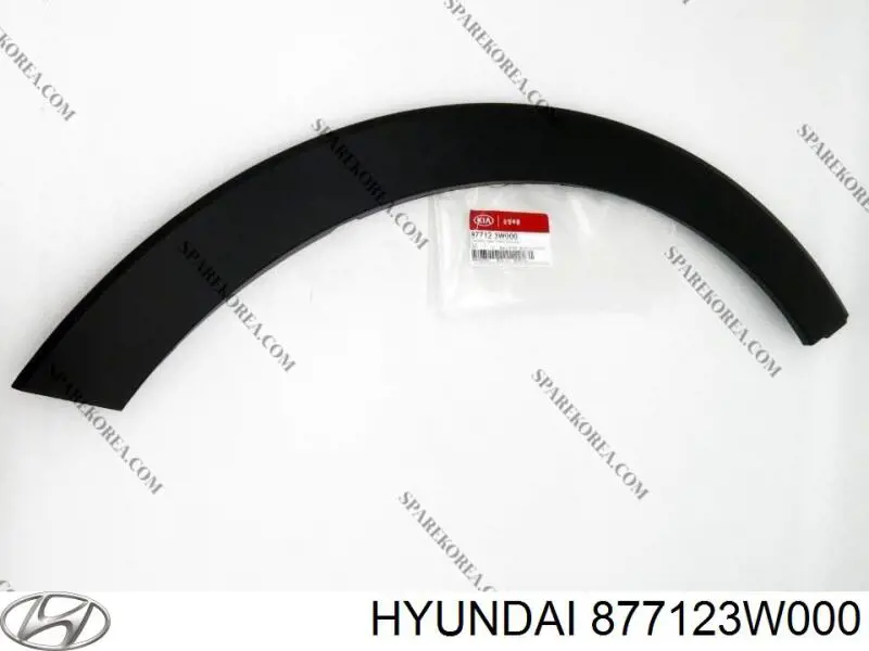 877123W000 Hyundai/Kia Expansor (placa sobreposta) de arco do pára-lama dianteiro direito