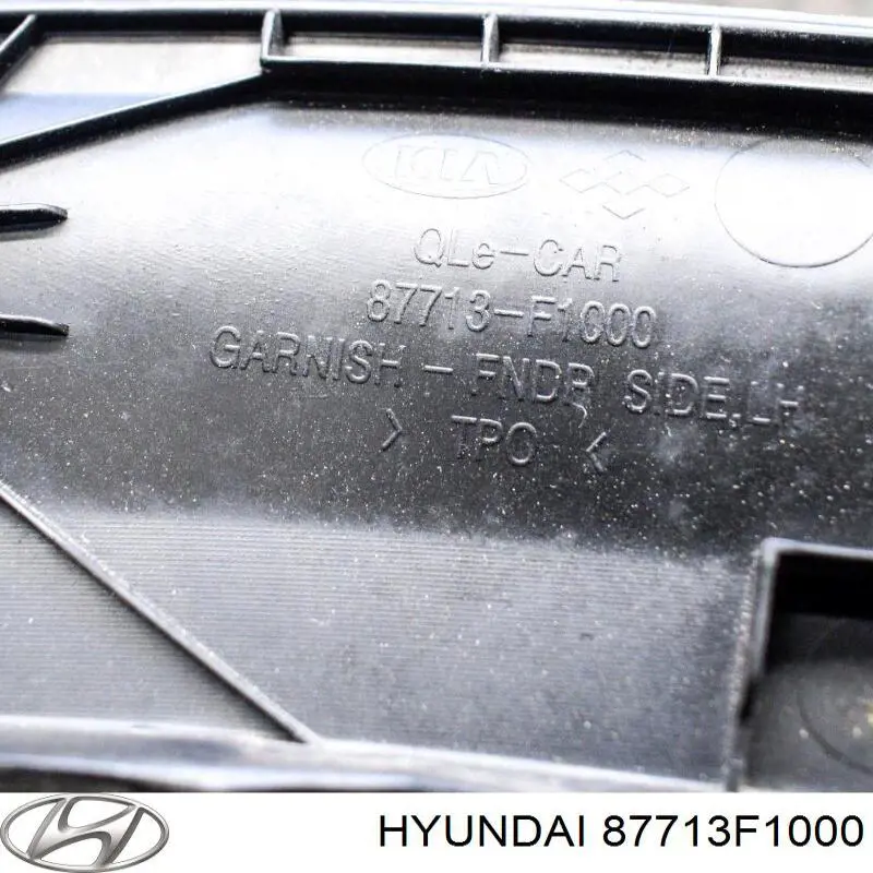 Expansor (placa sobreposta) de arco do pára-lama dianteiro esquerdo Hyundai/Kia 87713F1000 preço, a partir de 100,45 USD