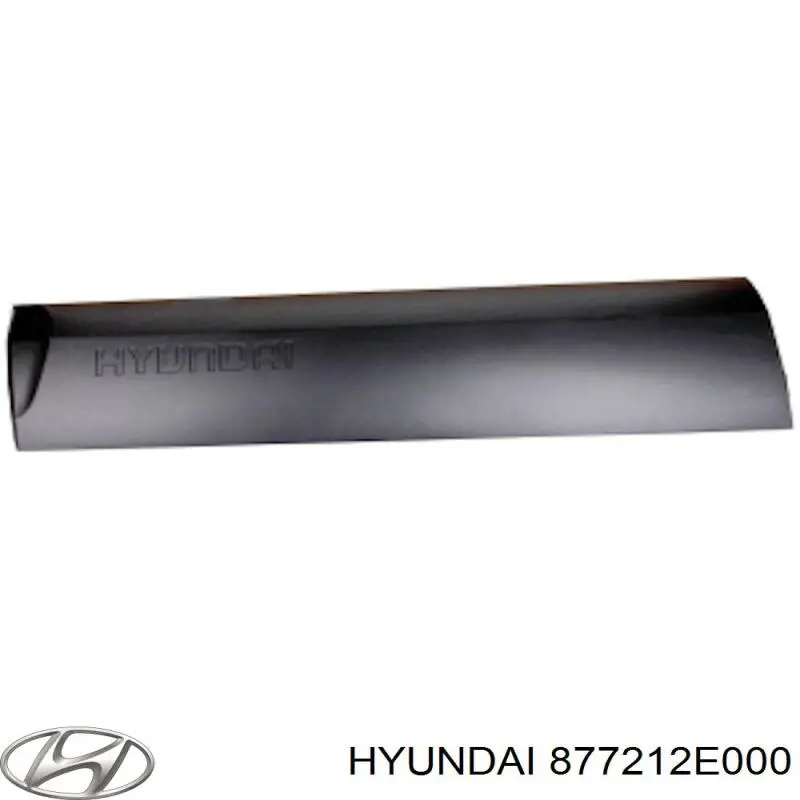 877212E000 Hyundai/Kia Moldura da porta dianteira esquerda