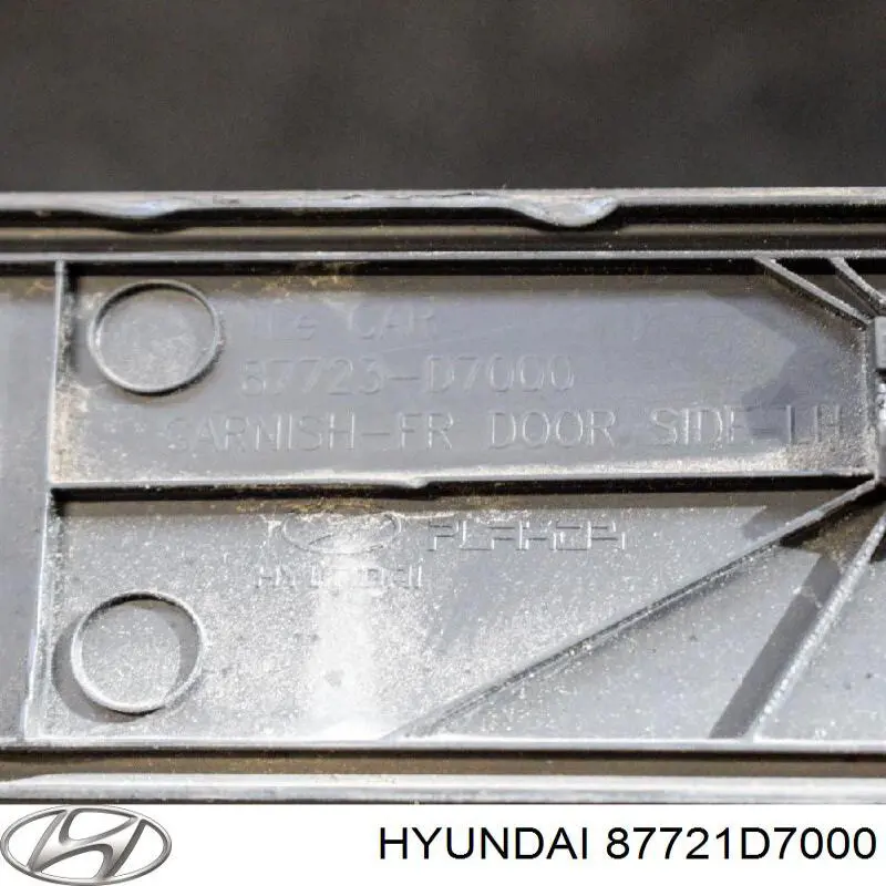Moldura da porta dianteira esquerda Hyundai/Kia 87721D7000 preço, a partir de 66,40 USD