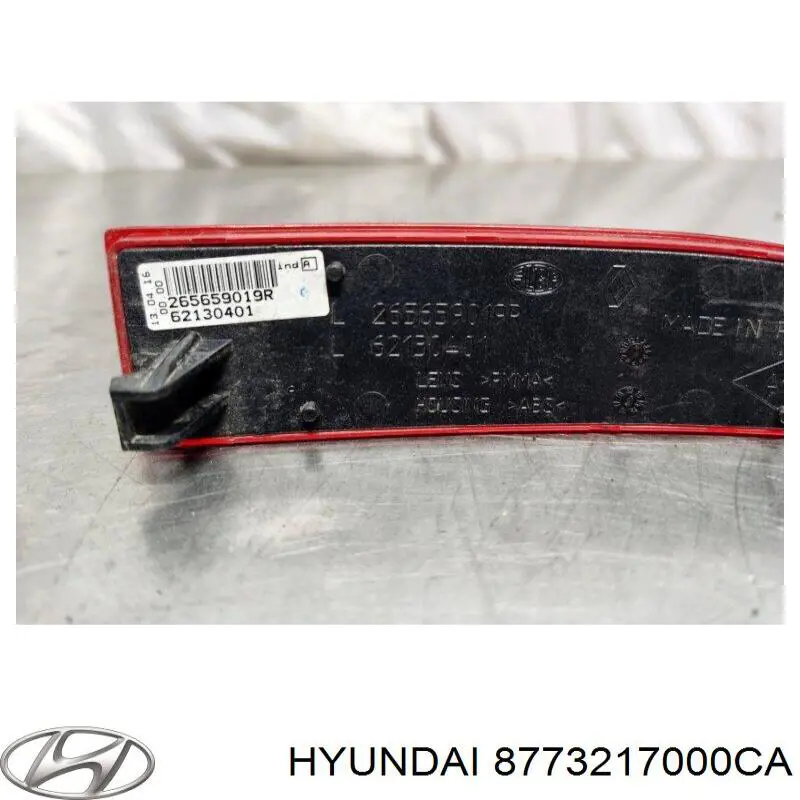 Compre 8773217000CA Hyundai/Kia Moldura da porta traseira direita