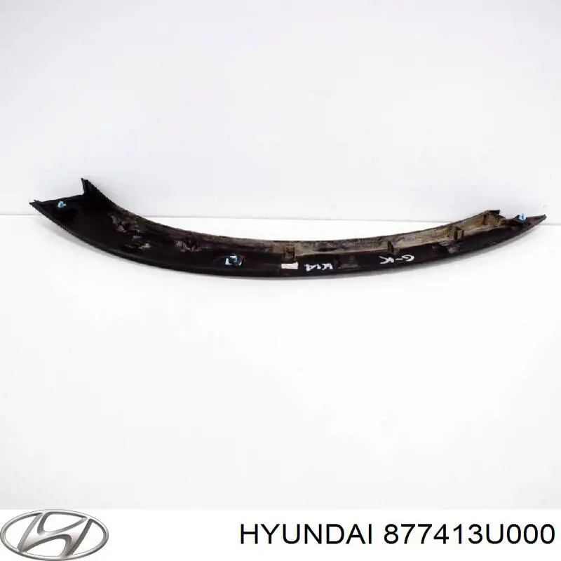 877413U000 Hyundai/Kia Placa sobreposta do pára-lama traseiro esquerdo