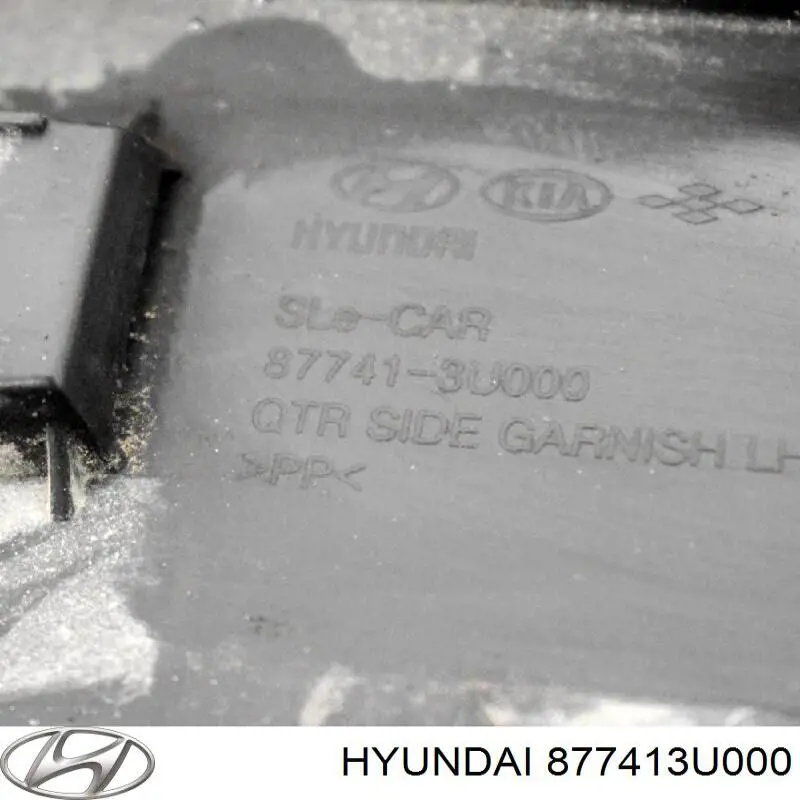 Placa sobreposta do pára-lama traseiro esquerdo Hyundai/Kia 877413U000 preço, a partir de 76,32 USD