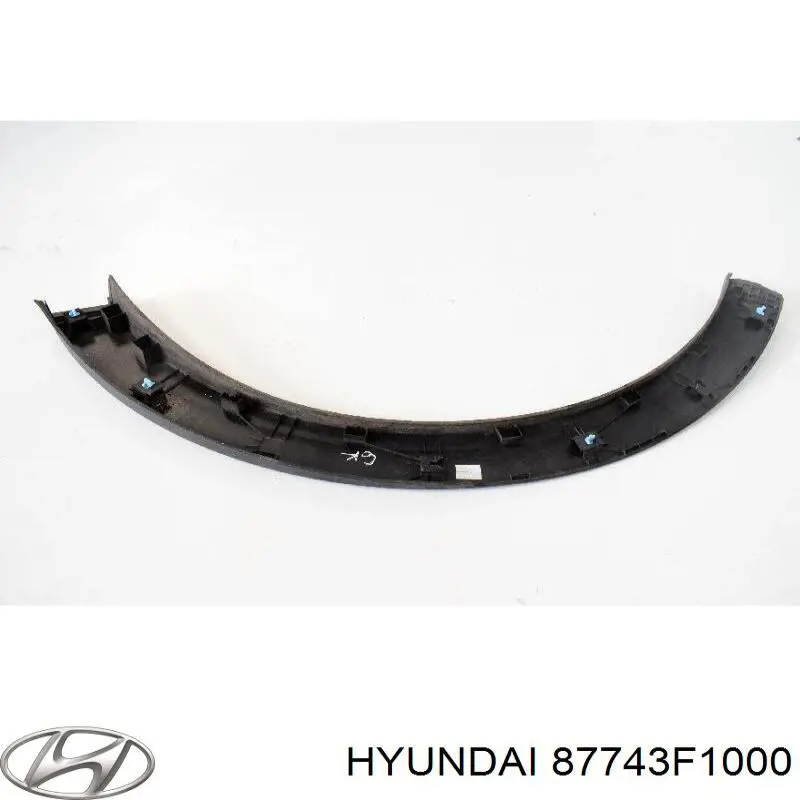 87743F1000 Hyundai/Kia Expansor esquerdo (placa sobreposta) de arco do pára-lama traseiro