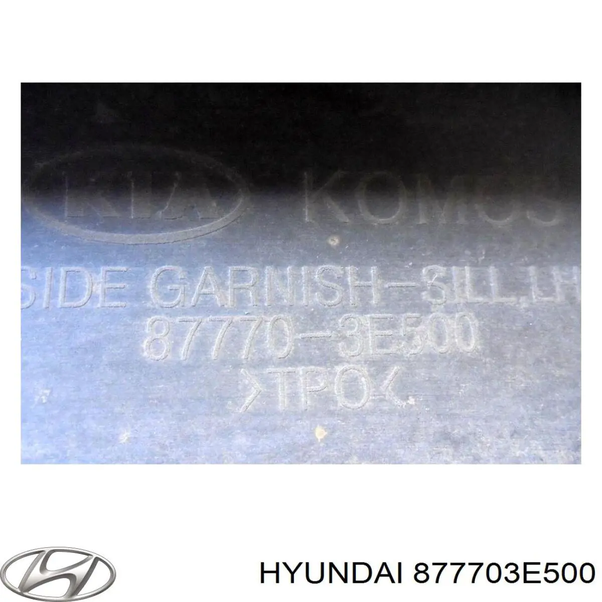 Placa sobreposta (moldura) externa esquerda de acesso Hyundai/Kia 877703E500 preço, a partir de 139,61 USD